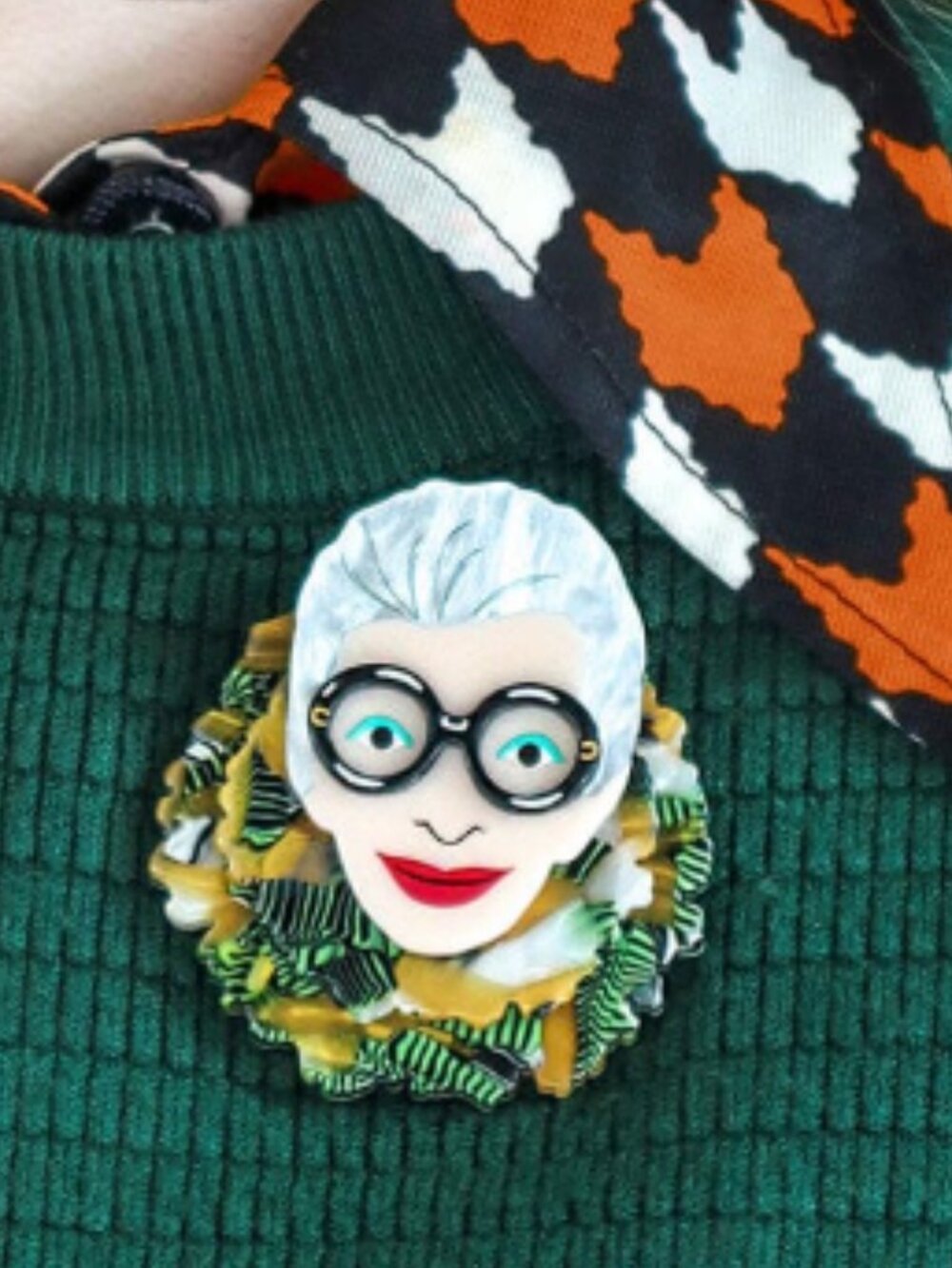 NWT! Erstwilder Adorned in‎ Feathers Iris Brooch